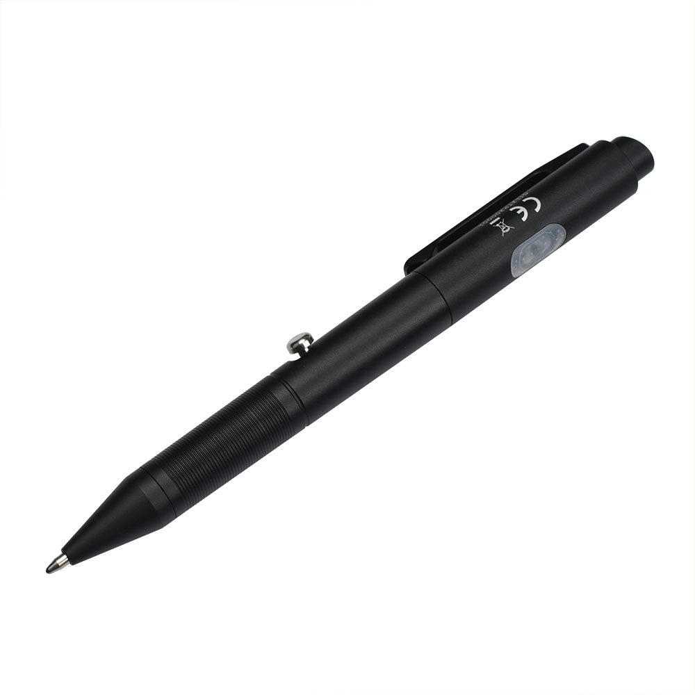 Fitorch FTP20 black pen with the ballpoint tip extended