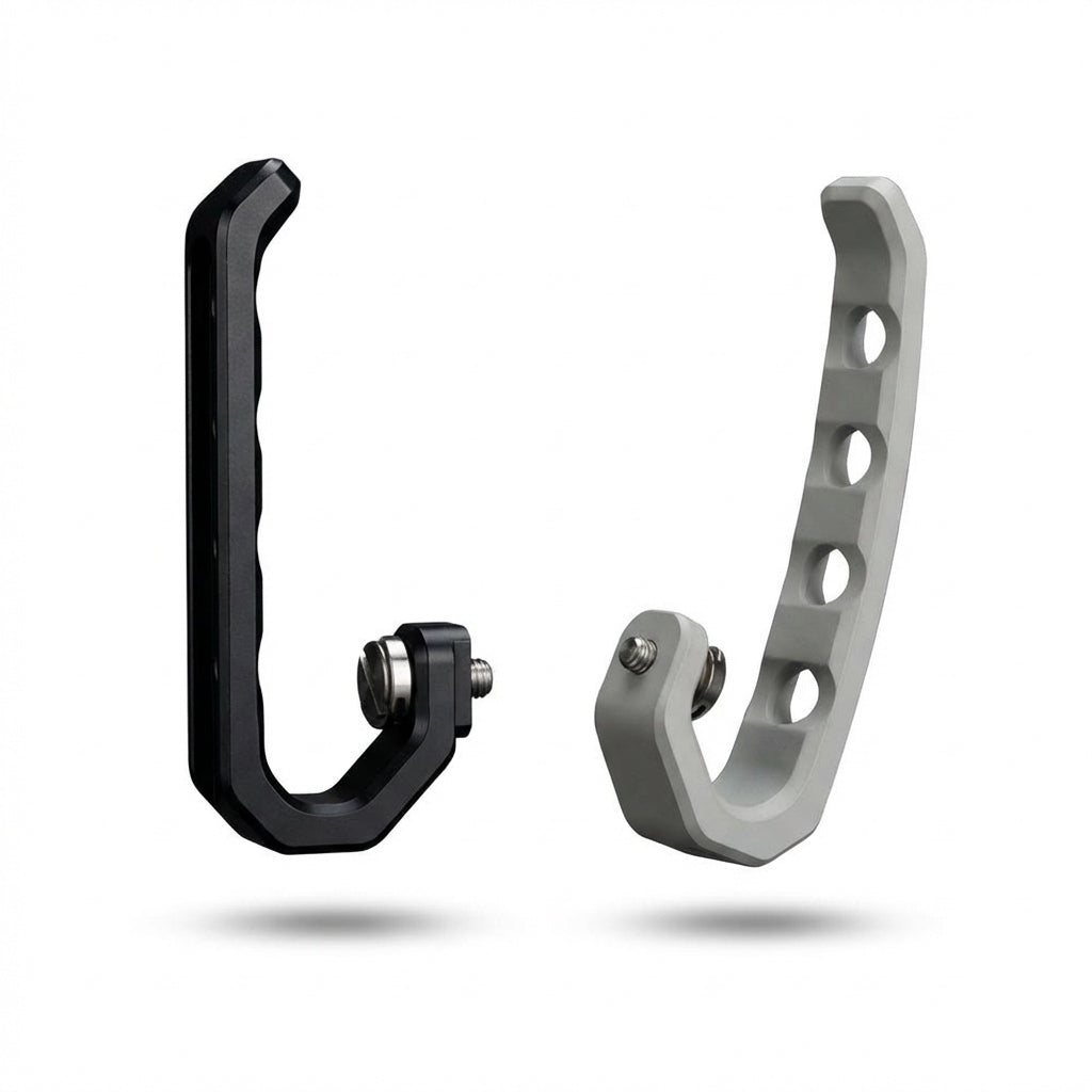 Fitorch P200 replacement carrying handles in black and white with attachment screws
