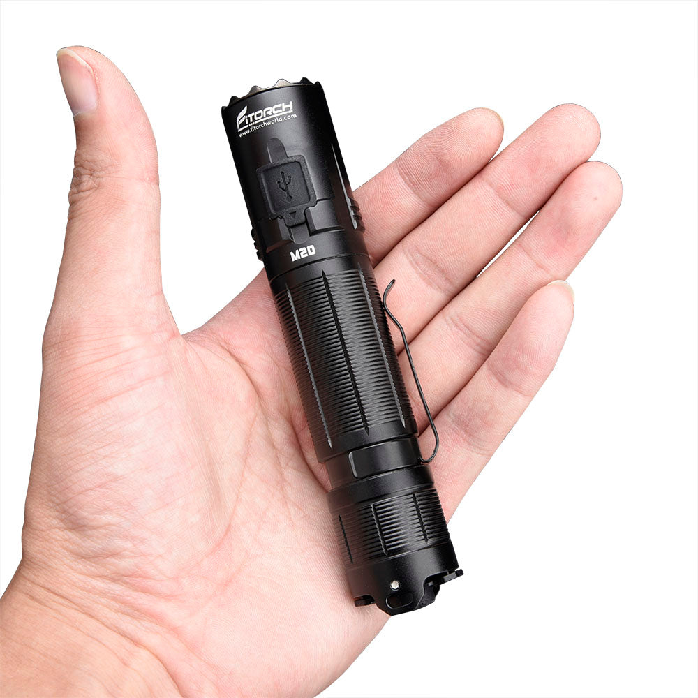 Fitorch M20 Tactical flashlight, 3000lms, USB-C charging