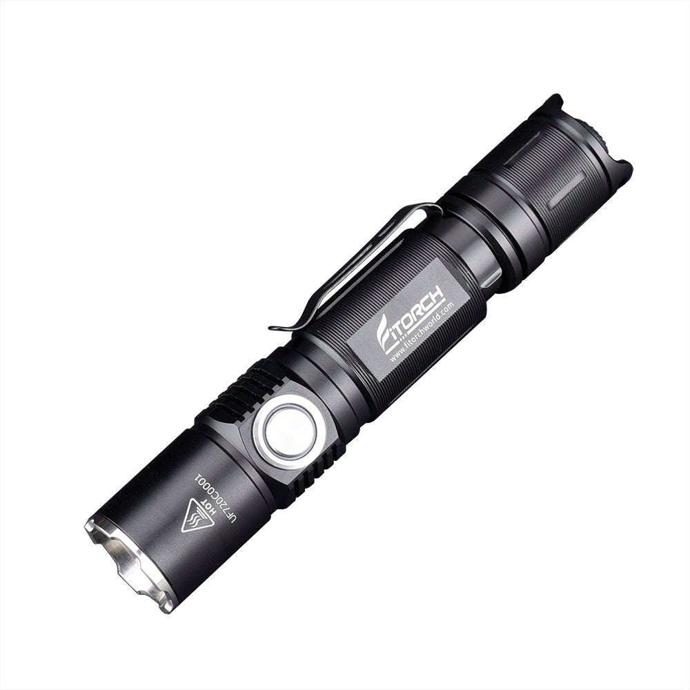 apac rechargeable flashlight Fitorch P20C rechargeable flashlight USB-C charging 1500 lumens – Fitorchworld