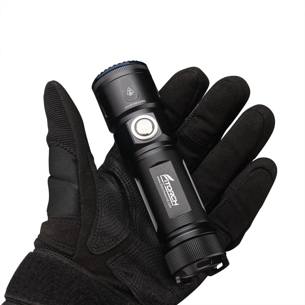 Fitorch P26RGT 5000 lumens, 26650 5000mAh battery, Rechargeable flashl – Fitorchworld Fitorch P26RGT 5000 lumens, 26650 5000mAh battery, Rechargeable flashl – Fitorchworld