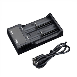 Fitorch Lii-S2 Intelligentes USB-Ladegerät mit Dual-Slot 