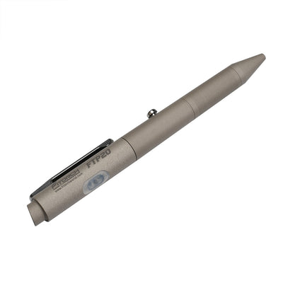 Fitorch FTP20 gray pen light with pocket clip and translucent light panel